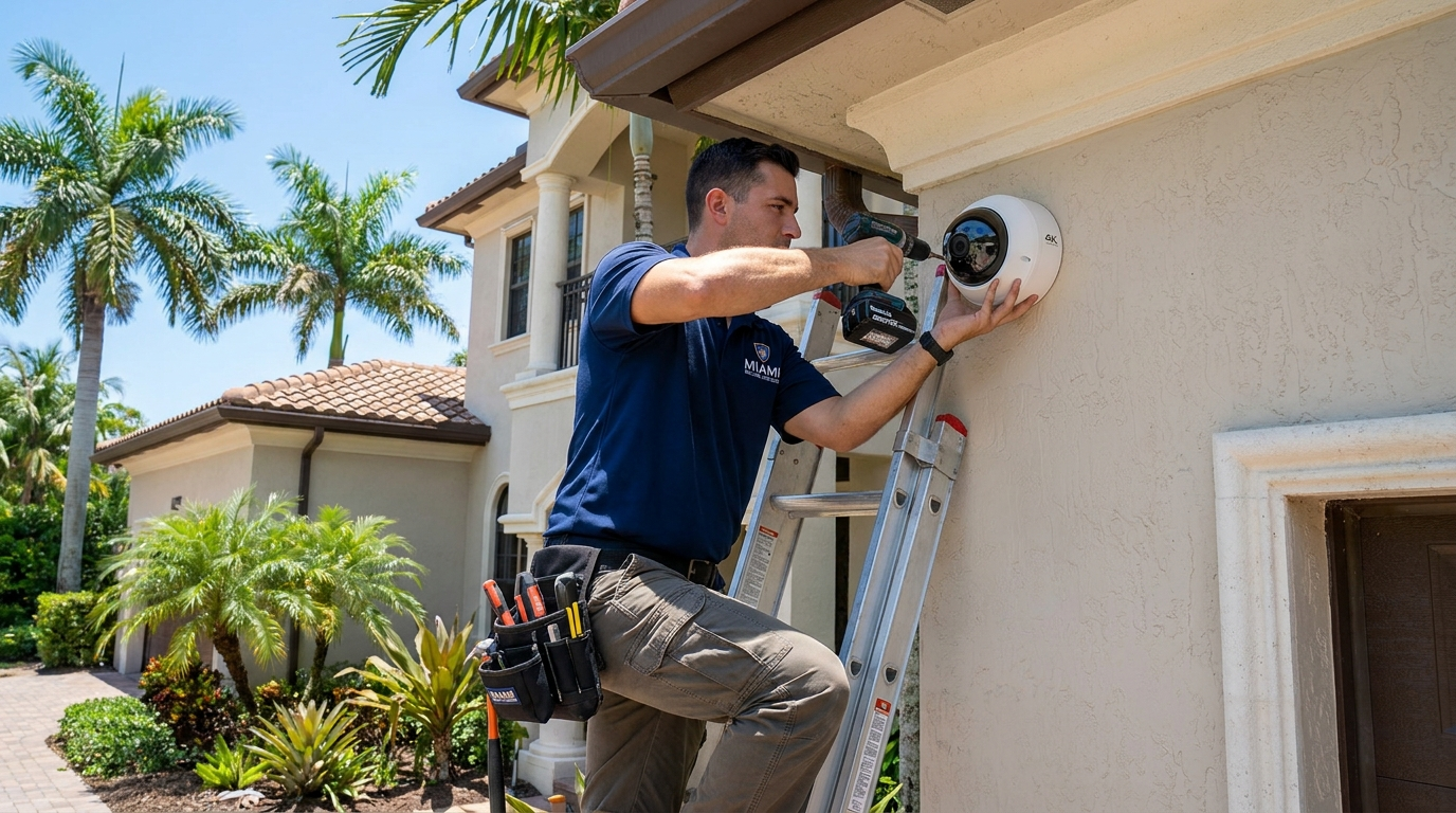 Security camera installation Miami - Inhoome